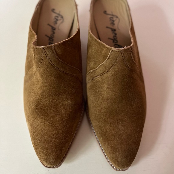 New Frontier Western Mules in camel suede - Picture 4 of 5